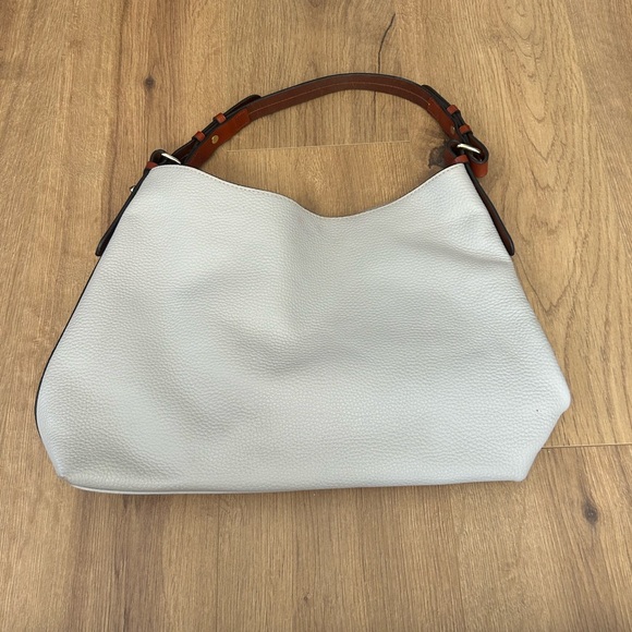 Dooney & Bourke White Leather Bag - Picture 2 of 9